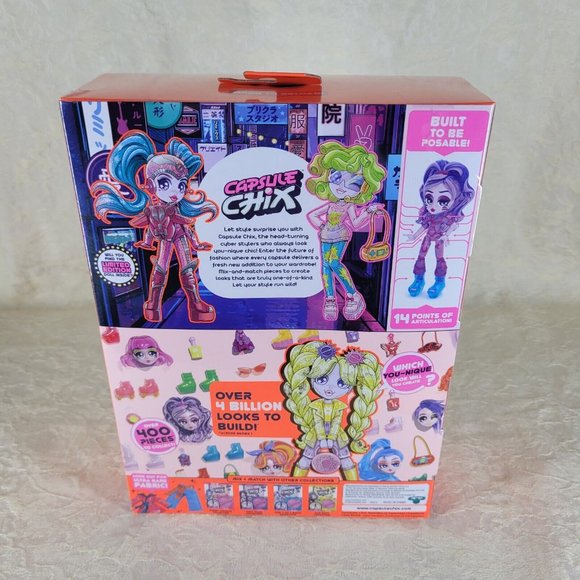 Capsule Chix Doll S1 Sweet Circuits Giga Glam CTRL ALT Magic Holo Glow New - Picture 9 of 9